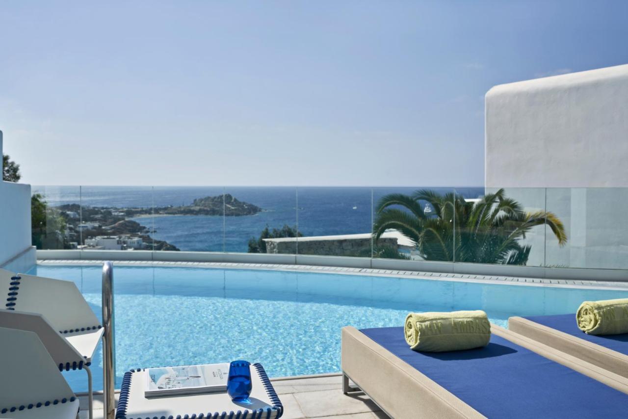 Myconian Ambassador Relais & Chateaux Platísz Jalósz Kültér fotó